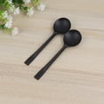 thumbnail image 3 of HONITANO Turtle Shape Black Plastic Spoons For Tableware 100Pack 5.6x1.6x0.1In, 3 of 10