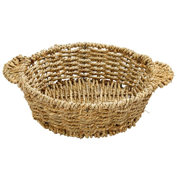 Multipurpose Casserole Basket Heat Insulation Pad Tray Rattan Round