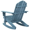 thumbnail image 3 of vidaXL Garden Adirondack Rocking Chair Solid Fir Wood Blue, 3 of 5