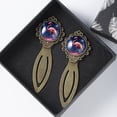 thumbnail image 4 of Flamingo Stainless Steel Vintage Copper-Colored Lace Book Markers | Book Accessories for Reading Enthusiasts, 4 of 5