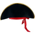 thumbnail image 3 of EFINNY Pirate Captain Costume Accessories Party Hat, with Adjustable Size 2 Pieces, 3 of 6