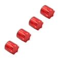 thumbnail image 2 of 4-Piece Aluminum Wheel Rim Center Cap Set (Red) - Model BJM365, Lightweight 15g Total, Compact 12x8x2cm Packaging, Durable Auto Hub Accessories for Enhanced Wheel Aesthetics and Protection, 2 of 7