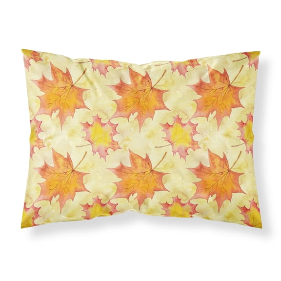 Fall Leaves Scattered Fabric Standard Pillowcase