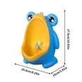 thumbnail image 3 of Gnmfd Shape Hang Type Boys Standing Urinal Cute Suction Cup Toilet Training Potty for Bathroom Toddlers Toilet Independence Bathroom Skills Toilet Training, 3 of 4