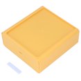 thumbnail image 3 of Desktop Storage Box, Free Superposition Combination Storage Case Multi Layer Superposition Dust Prevention  For Office Storage Supplies Yellow, 3 of 8