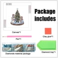 thumbnail image 7 of Diamond Painting Kit for Adult Beginners, Joyful Christmas Tree Snowman 5D DIY Special Diamond Crystal Crafts for Home Wall Decoration, Christmas Halloween Gift Preferred, 7 of 7