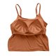 thumbnail image 5 of Ropa de trabajo,Camisola de lentejuelas con almohadillas para el pecho, camiseta de yoga de poliéster, ropa informal sin mangas para mujer, sopatenor, 5 of 8