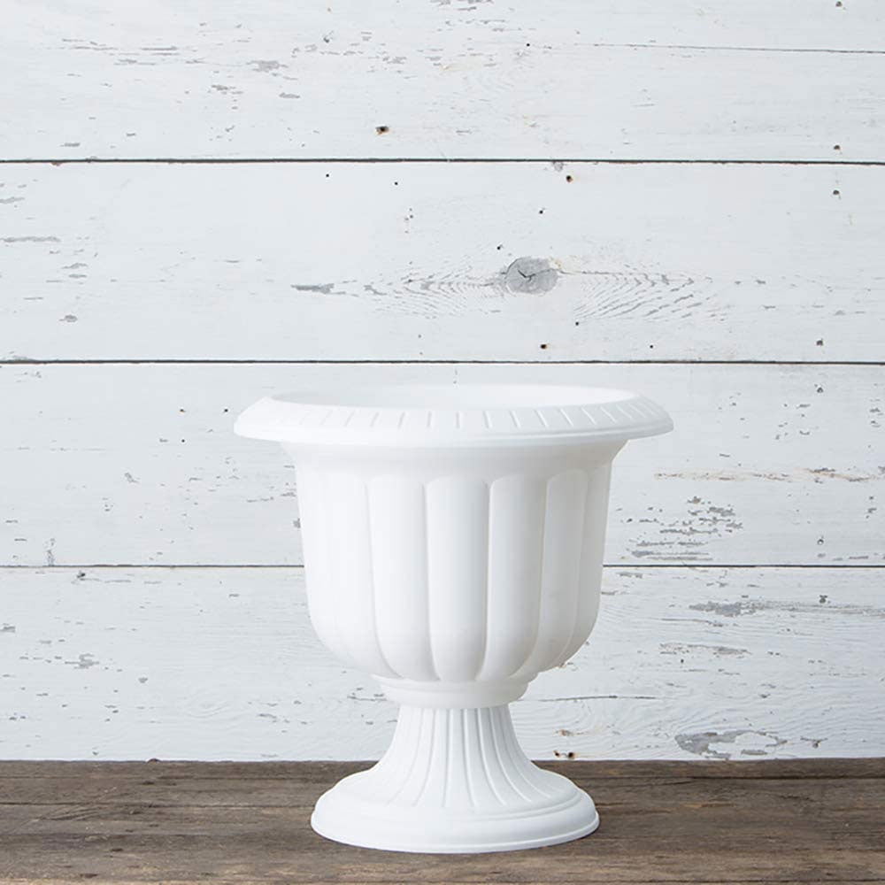 Root & Vessel Classic Urn Planter, White, 19"