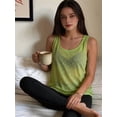 thumbnail image 6 of Womens Sweater Vest Boho Summer Tops Cropped Coverup Knit Sleeveless Fit Casual Outfits Green M, 6 of 8