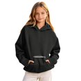 thumbnail image 4 of SJLDQY Girls Hoodies Casual Hooded Sweatshirt Long Sleeve with Pocket Pullover Tops Size -, 4 of 7