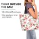thumbnail image 2 of Disketp Lilies Flowers Bolsa Tote Estampada para Mujer, Bolso de Hombro y de Mano para Compras y Viajes, 2 of 8