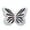 HB024, variant on NEXAVKPR 3D for Butterfly Wall Sticker Hollow Glitter Decal Ornament Wallpaper for Home Kids Room Living Room Decoration