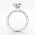 thumbnail image 2 of Zoya Jewel 14K White Gold Plated Diamond Ring - Princess Cut 1.9 Ct Excellent Solitaire for Her - Wedding Engagement Jewelry - Elegant Solo Diamond Ring, 2 of 2