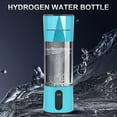thumbnail image 3 of Hydrogen Water Machine, Hydrogen Water Bottle, 6000 to 8000 PPB Portable Rechargeable Quick Electrolysis Hydrogen Water Ionizer for Office Travel Exercise 208ml, 3 of 7