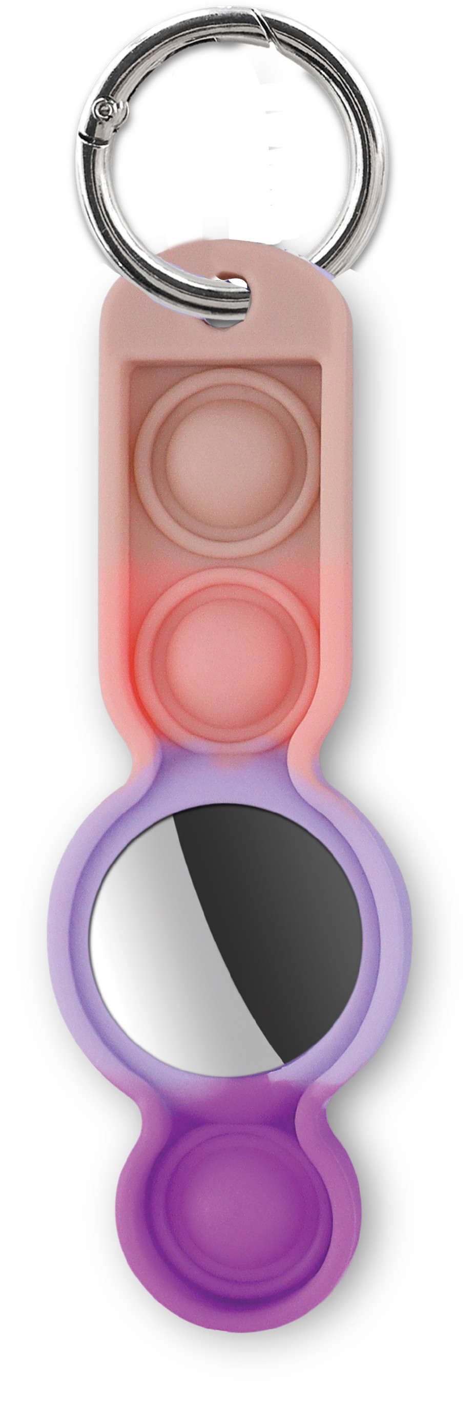 IJOY Silicone Pop Airtag Holder - Multi Pink Purple