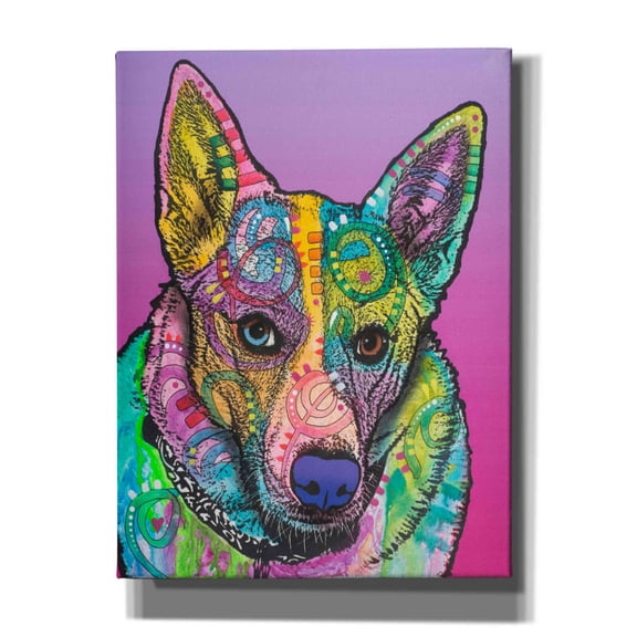 Epic Graffiti 'Mia-005' by Dean Russo, Giclee Canvas Wall Art, 12"x16"