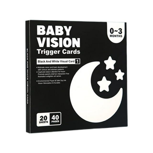 Baby Early Education Card Baby Visual Stimulation Cards High Contrast Card For Kids Flash Cognition Infant Toy Gift