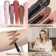 thumbnail image 3 of FOCALLURE (3 Pcs) 2 in 1 Eyeshadow and Eyeliner Pen，Waterproof Eyeshadow Stick,Coral Sea, 3 of 8