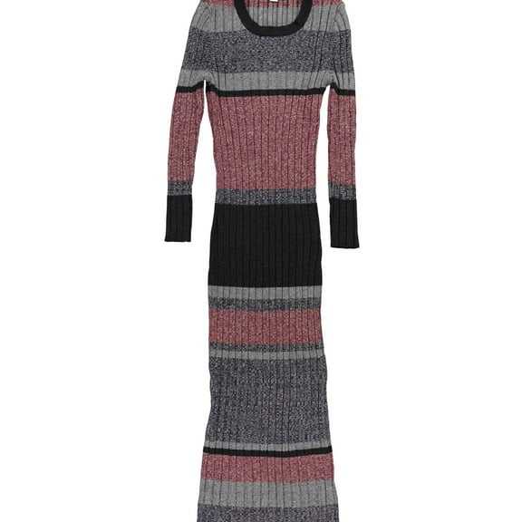 Bar Iii Womens Striped Sweater Dress