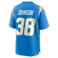 thumbnail image 3 of Men's Nike Emany Johnson  Powder Blue Los Angeles Chargers Team Game Jersey, 3 of 3
