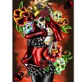 thumbnail image 1 of Cuadros Decorativos Kit de pintura de diamante 5D, bricolaje, calavera, belleza, taladro cuadrado completo, artesanía, decoración del hogar Ehuebsd Nuevos Originales, 1 of 5