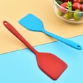 thumbnail image 4 of Happy Date Mini Silicone Brownie Serving Spatula Flexible Nonstick Serve Heat-Resistant  for Flip Eggs in Small Frying Pan Cookie Batter Lemon Squares or Baked，1 Pack, 4 of 9