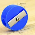 thumbnail image 4 of OUNONA 100Pcs Manual Pencil Sharpener Plastic Round Design Assorted Supplies, 4 of 5