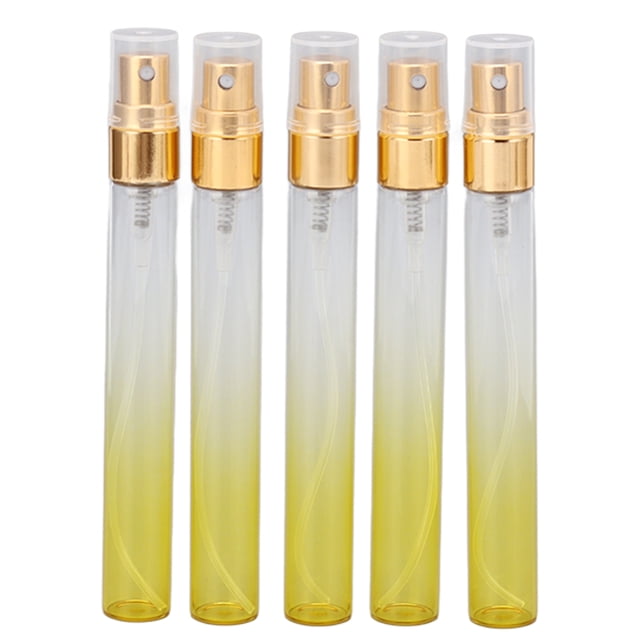 5pcs 10ml Refillable Perfume Atomizer Container Travel Portable Mini Empty Glass Perfume Spray Bottle