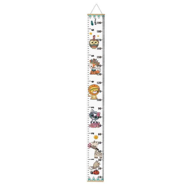 TIELUTT Growth Chart For Kids Canvas Height Chart Ruler Removable Hanging Wall Ruler Measurement Angle Clamps 30 Table Saw Track Table Saw Extension Rigid Digital Measuring Tape Stud Decking Board