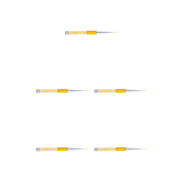 Vogacara Cepillo para uñas, herramienta para pintar uñas, práctico bolígrafo de manicura de mano Simple, accesorios de dibujo, bolígrafos Type2