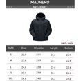 thumbnail image 6 of MADHERO Mens Lightweight Lined Hooded Cotton padded Jacket Waterproof Jacket windbreaker jacket, 6 of 6