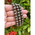 thumbnail image 5 of Pyrite Crystal Bead Bracelet 8mm, Wholesale Genuine Pyrite Stretch Gemstone Bracelet, Gift for Men & Women (1), 5 of 9