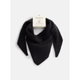 thumbnail image 4 of Scenario Women's Solid Knit Kite Scarf, Black Soot, 4 of 4