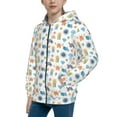 thumbnail image 2 of Kdxio Undersea Animals Pattern Kids Boys Girls Zip Up Hoodie 3D Printed Hooded Sweatshirt Hoody Coat with Pocket 7-12 Y-Small, 2 of 6