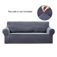 thumbnail image 1 of Stretch Sofa Slipcover Elastic Couch Sofa Exquisite Cover Washable Furniture Protector for Kids Pets, Carbon Grey, 1 of 9