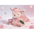 thumbnail image 6 of Farrah Fawn Playtivity Puppet Plush , Strawberry Fawn Plush Stuffed Animal Plush，Pink Cow Plush Toys 9.84 Inch Super Soft & Huggable Stuffed Plush Fall Plush Perfect,Valentine's Day Gifts For Her, 6 of 7