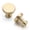 Brushed Brass, variant on 10 Pack 1-1/4 inch Polished Chrome Kitchen Cabinet Knobs Dresser Knobs Drawer Knobs Cabinet Hardware Zinc Knobs for Dresser Drawers