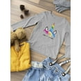 thumbnail image 3 of Fabulous Cute Unicorn Hair Long Sleeve Toddler -Image by Shutterstock,  2 Toddler, 3 of 4