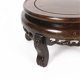 thumbnail image 5 of Bandeja circular for bonsái, soporte portátil de madera for macetas, ideal for decoración del hogar y la oficina., 5 of 6
