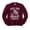 Maroon, variant on Arena Lights and Hockey Fights Sweatshirt Unisex Large Black