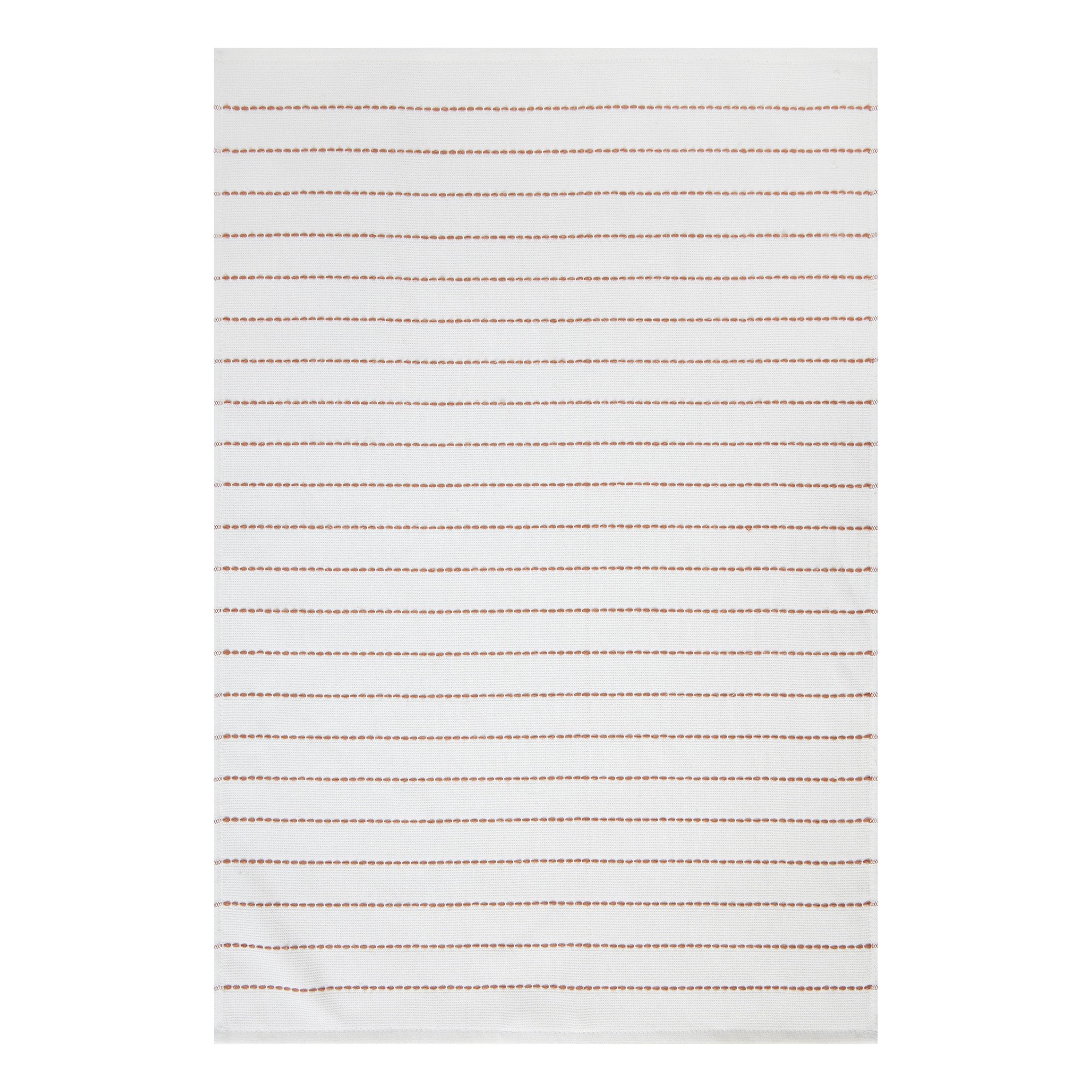 Better Homes & Gardens Elmley Terracotta & Ivory 3 Pack Kitchen Towel Set â€“ 20â€ x 30â€ - 100% Cotton