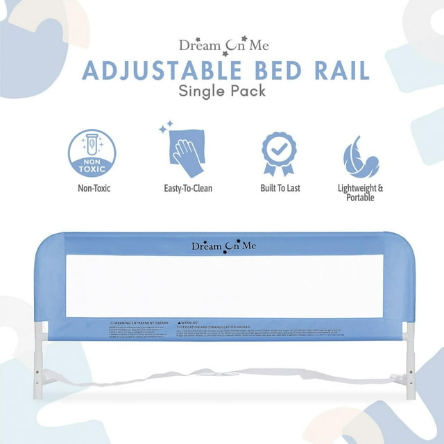 Dream On Me Adjustable Mesh Bed Rail, Model #444