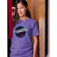 thumbnail image 2 of Desire Is Born With Vision Shaped T-Shirt Women -Image by Shutterstock, Female Small, 2 of 4