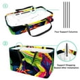 thumbnail image 4 of Reusable Oxford Cloth Laundry Organizer Cube Organizer Easter Basket Beach Bag Foldable Gray Color Home Organization Storage Bin Basket Bin Container with Handles for Bedroom, Bathroom, Dormitory, 4 of 7