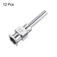 thumbnail image 3 of Unique Bargains 12 Pcs Aiguilles de Distribution en Acier Inoxydable 12G, Tube d'Aiguille de Colle 1/2 Pouces Embout Émoussé, 3 of 7