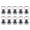 Gray, variant on UsilkU 10PCS L Track Stud Fitting with D Ring Heavy Duty 1333lb Capacity L Track Rail Tie Down Fitting for Van Pickup Truck Orange (8.27 inches / 21 cm)