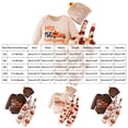 thumbnail image 5 of Gerichy My First Thanksgiving Baby Boy Outfit Long Sleeve Bowtie Romper Suspender Pants with Hat 3 Piece Clothes Set 0-18 Months, 5 of 7