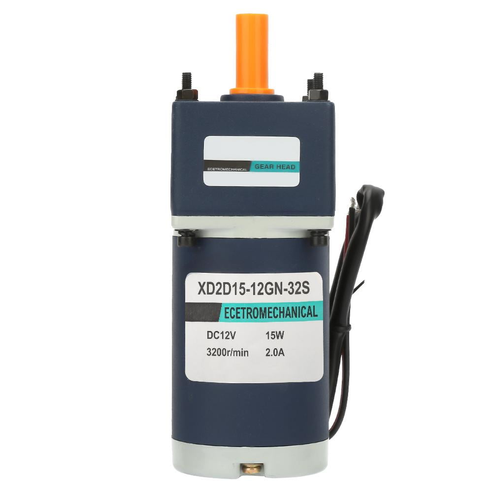 DC12V 15W CW/CCW 8mm Shaf XD2D15-12GN-32S Permanent Magnet Gear Motor Adjustable Speed Electric Motor with Gearbox Reduction Motor 20RPM DC12V 15W CW/CCW 8mm Shaf XD2D15-12GN-32S Permanent Magnet Gear Motor Adjustable Speed Electric Motor with Gearbox Reduction Motor 20RPM