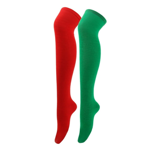 Womens Long Thigh High Socks Cotton Over the Knee Thigh High Socks Long Socks Knee-High Warm Stocking Women Boot Sock