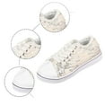 thumbnail image 4 of Womens Sparkly Sneakers Glitter Shiny Sequin Tennis Shoes Low Cut Lace Up Y2k Mardi Gras Shoes (White 43), 4 of 8
